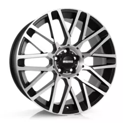 FELNA ALU 18X8.0 5/112 ET35 79.6 MOMO REVENGE EVO MATT BLACK POLISHED