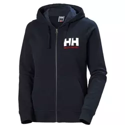 Helly Hansen W HH Logo Full Zip Hoodie Navy XS