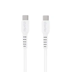 Prio High-Speed Charge & Sync USB C na USB C kabel 5A 2m bijeli