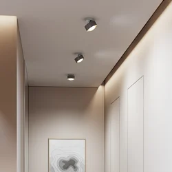 Top Light Puk! 120 Move LED spot Objektiv mat rjava/krom - Dnevna soba/jedilnica - Sodobni - temno rjava, krom - Kovina