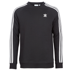 adidas Puloverji 3 STRIPES CREW Črna