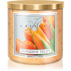 Kringle Candle Tangerine Tulips dišeča sveča 467 g