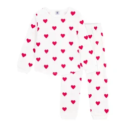 PETIT BATEAU Pižama rdeča/bela