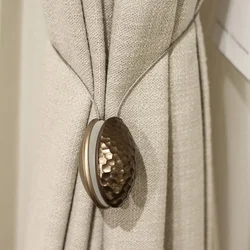 Dekordom Magnet za zavesu šišarka elipsa - bronze ( 044856 )