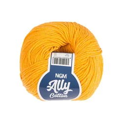 Preja ALLY bombaž - 50g / 140 m - rumena