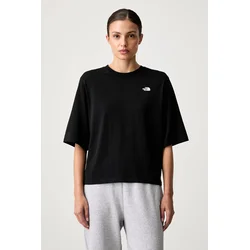 THE NORTH FACE Majica ESSENTIAL črna / bela