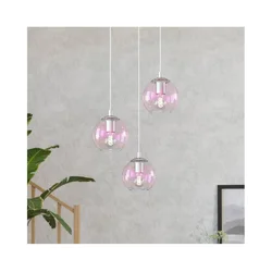 Eglo 901921 - Luster na sajli ARISCANI 3xE27/60W/230V sjajni hrom