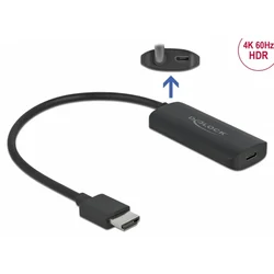 Delock Adapter HDMI-A moški > USB Type-C™ ženski (DP Alt Mode) 4K 60 Hz