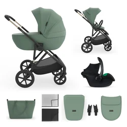 KINDERKRAFT KOLICA 2U1 PRIME 3 GREEN