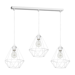 Viseće svetlo BASKET 3xE27/60W/230V belo