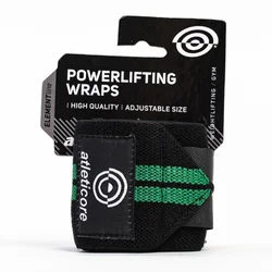 Atleticore Powerlifting Wraps, Black, (20515096)
