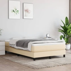 Madrac s džepičastim oprugama srednje tvrdoće krem 120x200x20 cm od tkanine