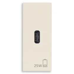 VIMAR LINEA PRIKLJUČNICA C-USB 25W 1M CANVAS VI30292.C25C