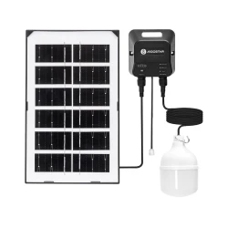 Aigostar - LED solarni luster LED/35W/12V 3000 mAh 6500K prečnik 10 cm