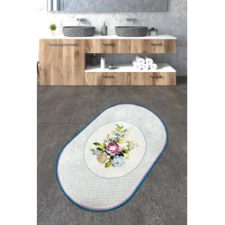 Opviq Prostirka za kupatilo 80x100cm Šarena