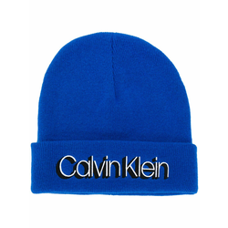 Calvin Klein - logo print beanie - men - Blue