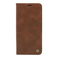 Maska za telefon LEATHER RETRO FLIP za Huawei P30 Pro, Tamnobraon