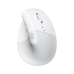 LOGITECH Lift Bluetooth Vertical Ergonomic Mouse - OFF-WHITE/PALE GREY