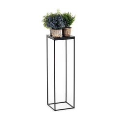 Stalak za cveće BASICLOFT 80x24 crni