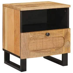 Noćni ormar Prirodna 40 x 33 x 46 cm Čvrsto drvo manga