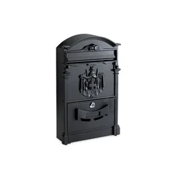 Poštansko sanduče Orchidea 41x26x9cm crno Technomax