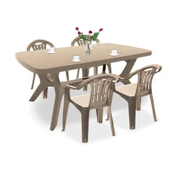 Set vrtnega pohištva Balorca 4+1 v barvi cappuccino