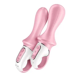 Satisfyer Vibrator Air Pump Booty 5+ s črpalko Rosa
