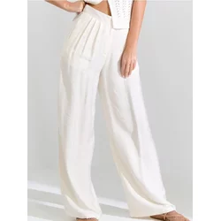 Sinsay - Wide leg pantalone - nude