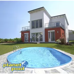 PLANET POOL montažni bazen set FLAMINGO, 420x800x150cm