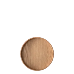 Okrogli pladenj O 22 cm, V: 3.5 cm – Elements Wood jesen - 593977