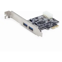 Gembird PCI-E adapter sa 2 ulaza 3.0 Type-A | UPC-30-2P