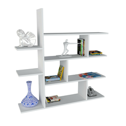 HANAH HOME Zidna polica Motif v2 White