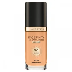 MAX FACTOR Tečni puder Facefinity 3In1 Vegan 76 Warm Golden 30 ml