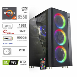 MEGA namizni računalnik 6000Y (Ryzen 7-5800X/16GB/SSD500GB-NVMe/2TB/RTX3060Ti-8GB/RGB)