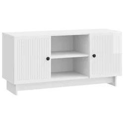 TV ormar 102 x 34,5 x 50 cm Bijela visokog sjaja