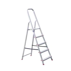 Sts Aluminijasta ProstostojeČa Lestev - 5 StopniČna (4+1) - V: 1,72 M.