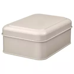 PLOGFARA Kutija za odlaganje s poklopcem, svetlobež, 22x16x8 cmPrikaži specifikacije mera