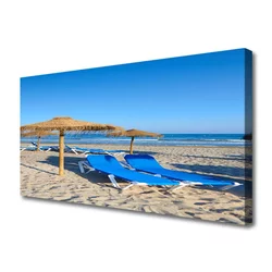 tulup.si Slika na platnu Plaža morje landscape 120x60 cm