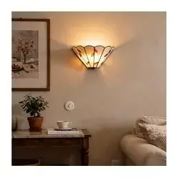 Brilagi - Tiffany vitražna zidna lampa FOLIA 1xE14/40W/230V
