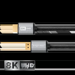 KRUGER&MATZ HDMI 2.1 kabl 8K@60Hz, dužina 0,9 m, model KM1264