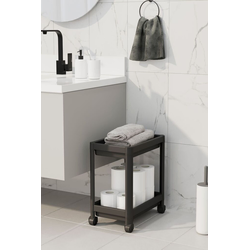 Aberto Design Polica za odlaganje TKRLKKT-2K-3, 23x36x40 cm, Crna