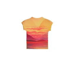 Desigual Bluza  rumena / merlot / temno rdeča