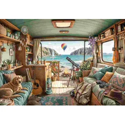 BlueBird - Puzzle Camping Coast - 1 000 kosov