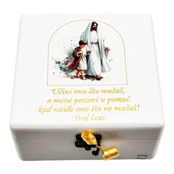 Personalizirane unikatne Kutije uspomena za Prvu Pričest - 3. 16x16x10cm - 165213