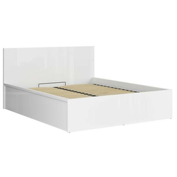 Postelja Tetrix B - 160x200 cm - bela sijaj