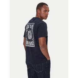 Mustang Majica Akron 1016869 Mornarsko modra Relaxed Fit