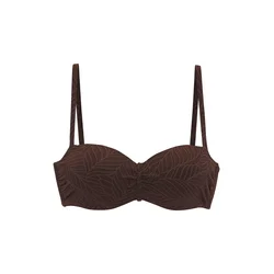 LASCANA Bikini zgornji del  temno rjava