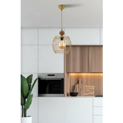 OPVIQ Visilica Lillian Wood Gold Natural