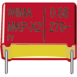 Wima MKP-folijski kondenzator, radijalno ožičen 0.47 µF 630 V/DC 10 % 27.5 mm (D x Š x V) 31.5 x 11 x 21 mm Wima MKP1J034706B00