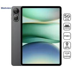 Tablet 12.2 Blackview MEGA 12 LTE 5G 1600x2400 IPS 120Hz/12GB/256GB/13MP-50MP/FPR/Android 16/Gray